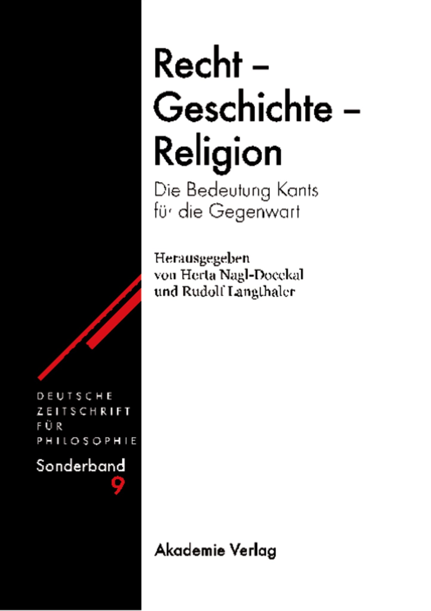 Recht - Geschichte - Religion